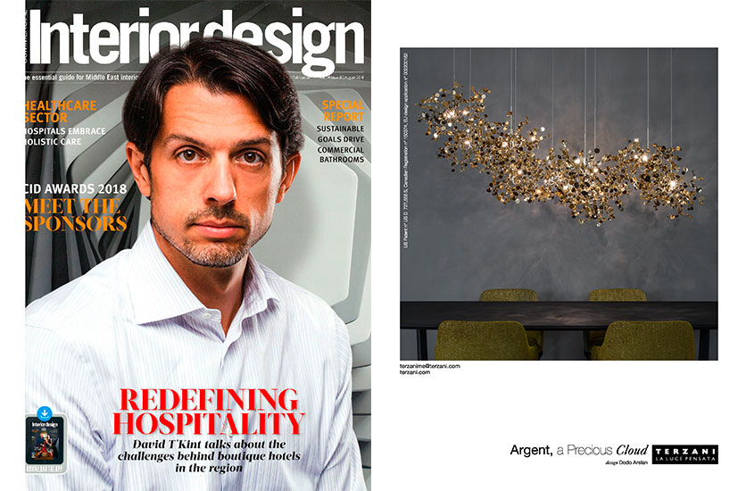 Argent featured in Interior Design Middle East | August Issue